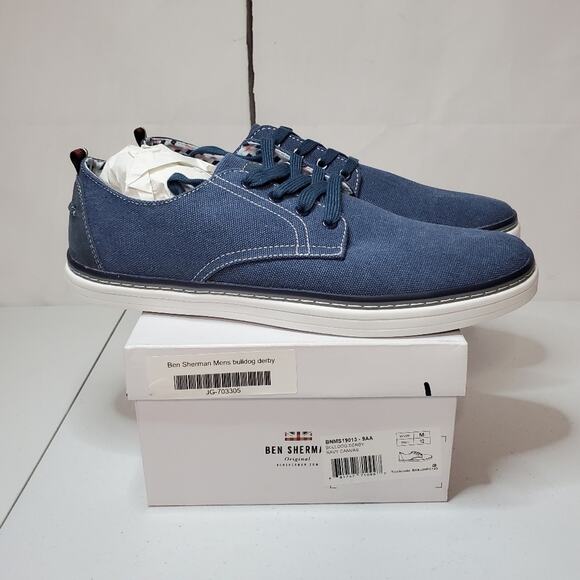Ben Sherman Bulldog Derby Canvas Sneakers 12 - Picture 1 of 11